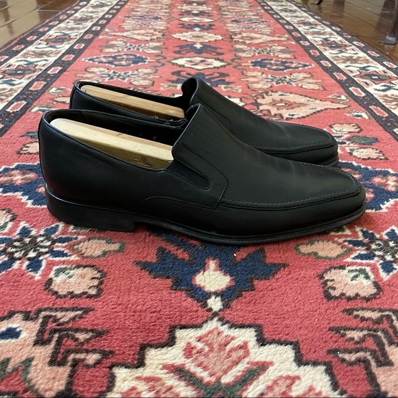 Bruno Magli Raging Leather Slip-Ons - Picture 6 of 10